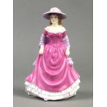 A ROYAL DOULTON FIGURE OF 'SUMMER BREEZE' ALONG WITH NINE OTHERS