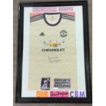 SIR ALEX FERGUSSON SIGNED MANCHESTER UNITED SHIRT