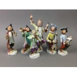 A GERMAN PORCELAIN MONKEY BAND