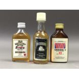 25 ASSORTED WHISKY MINIATURES - INCLUDING USHER'S GREEN STRIPE