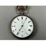 THREE SILVER POCKET WATCHES