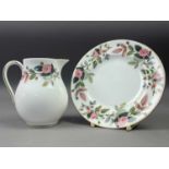 A WEDGWOOD 'HATHAWAY ROSE' PART TEA AND COFFEE SERVICE AND OTHER CERAMICS