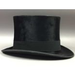 TWO SILK TOP HATS