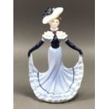 A COALPORT FIGURE OF "LADY GRACE"