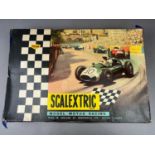 A SCALEXTRIC MODEL MOTOR RACING SET