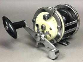 A COLLECTION OF SPINNING REELS
