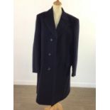 A CROMBIE WOOL COAT AND TWO LADY'S VINTAGE BAGS