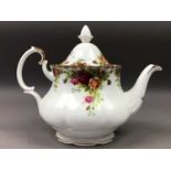 A ROYAL ALBERT 'OLD COUNTRY ROSES' PART TEA SERVICE