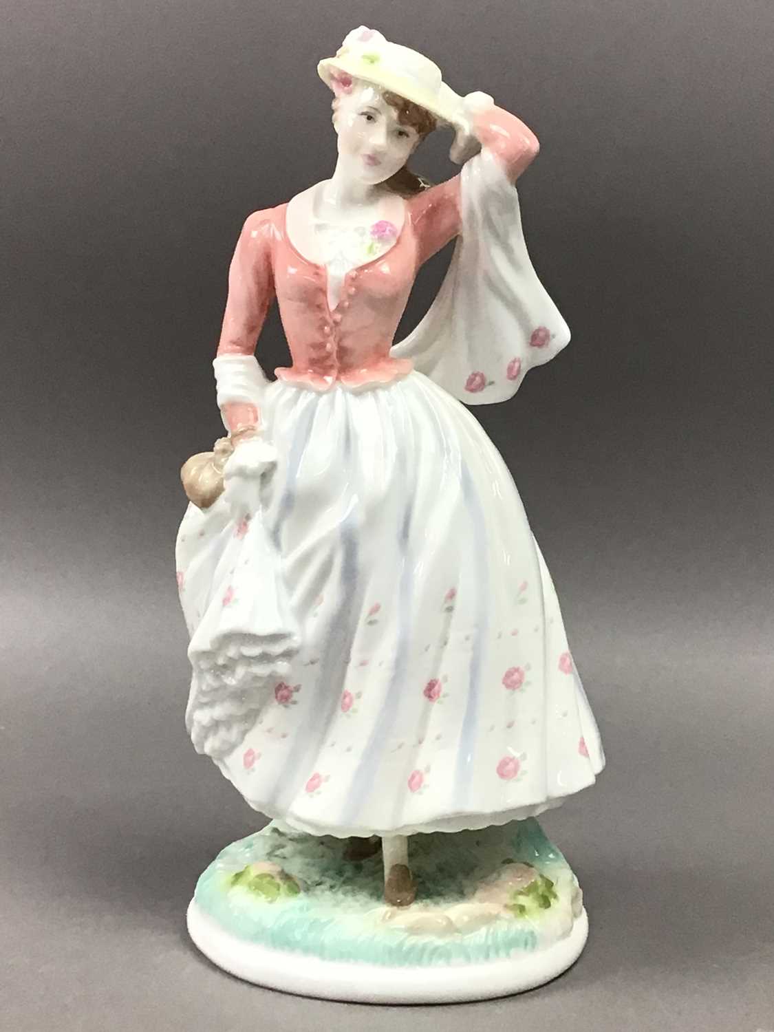A ROYAL WORCESTER FIGURE OF "SUNDAY BEST"