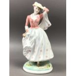 A ROYAL WORCESTER FIGURE OF "SUNDAY BEST"