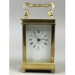 A JAMES RITCHIE & SON OF EDINBURGH CARRIAGE CLOCK AND THREE OTHERS