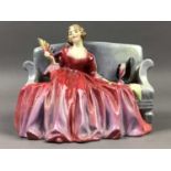 A ROYAL DOULTON FIGURE OF 'SWEET & TWENTY' AND ANOTHER