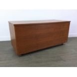 A MID-CENTURY TEAK BLANKET CHEST BY LEGATE FURNITURE OF SCOTLAND