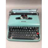 AN OLIVETE LETTERA 22 TYPE WRITER