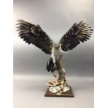 A GIUSEPPE ARMANI FLORENCE SCULPTURE OF AN EAGLE