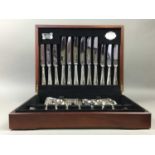 A CANTEEN OF COOPER LUDLAM SILVER PLATED CUTLERY