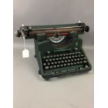 A VINTAGE BAR-LOCK TYPEWRITER