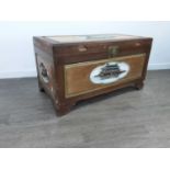 A CHINESE CAMPHORWOOD BLANKET CHEST