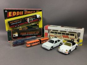 A LOT OF DIE-CAST MODEL VEHICLES