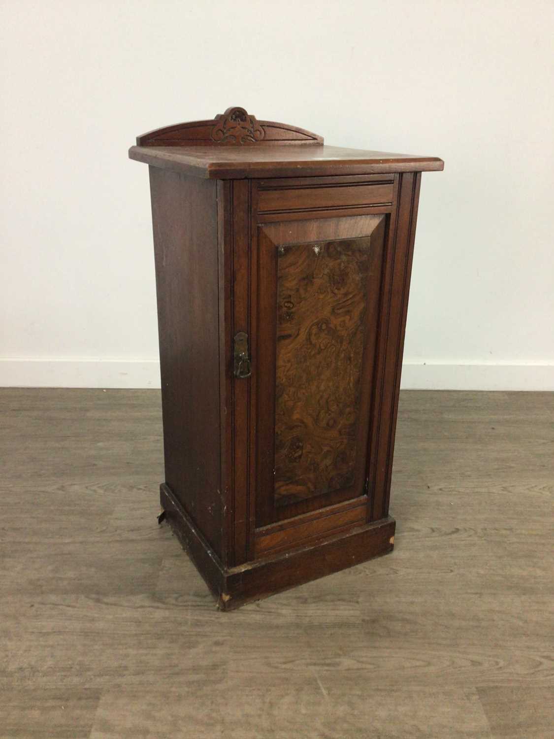 A MAHOGANY POT CUPBOARD