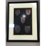 THREE FRAMED THIRD REICH STYLE DISPLAYS