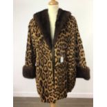 A VINTAGE FUR COAT