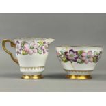 A ROYAL STAFFORD 'CLEMATIS' PATTERN TEA SERVICE AND OTHERS