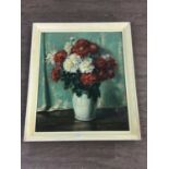 A STILL LIFE OF CHRYSANTHEMUMS, WILLIAM HUNTER, ALONG WITH OTHER PICTURES AND PRINTS
