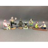A LARGE COLLECTION OF WALLACE AND GROMIT MODELS AND OBJECTS