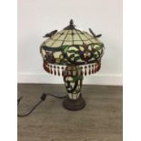 A TIFFANY STYLE TABLE LAMP