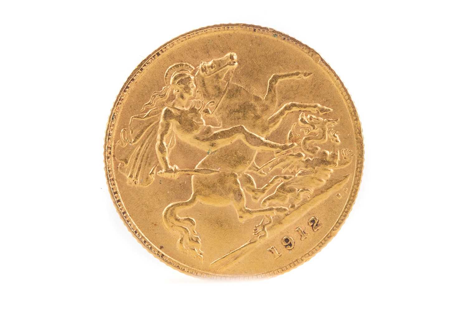 A GEORGE V GOLD HALF SOVEREIGN DATED 1912