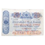 THE CLYDESDALE BANK TWENTY POUND NOTE DATED 1944