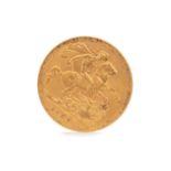 AN EDWARD VII GOLD SOVEREIGN DATED 1907