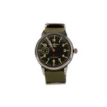 A RUSSIAN PILOTS STAINLESS STEEL MANUAL WIND WRIST WATCH