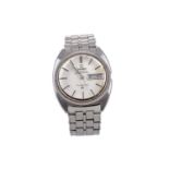 A GENTLEMAN'S OMEGA CONSTELLATION STAINLESS STEEL AUTOMATIC WRIST WATCH