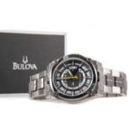 A BULOVA PRECISIONIST 300M DIVER'S WATCH STAINLESS STEEL QUARTZ WRIST WATCH