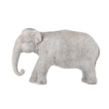 ELEPHANT, A STONEWARE SCULPTURE BY ZOE WHITESIDE