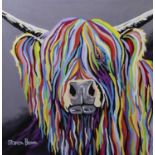 CHARLIE MCCOO, A CANVAS PRINT BY STEVEN BROWN