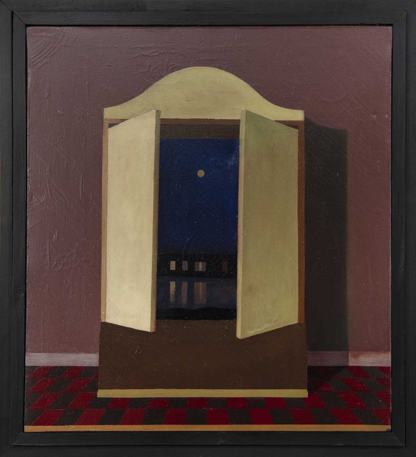 A PEEP AT THE NIGHT, AN OIL BY DAVID EVANS ARCA RSA RSW