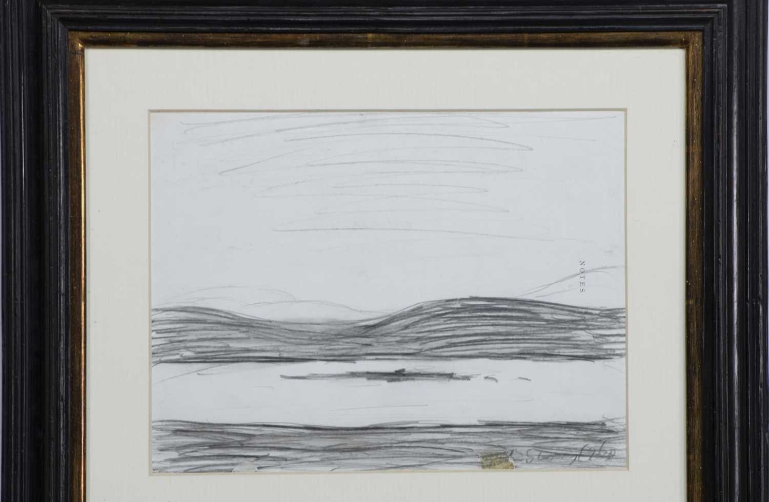 MOOD OF THE NORTH, A PENCIL DRAWING BY L S LOWRY - Image 2 of 4