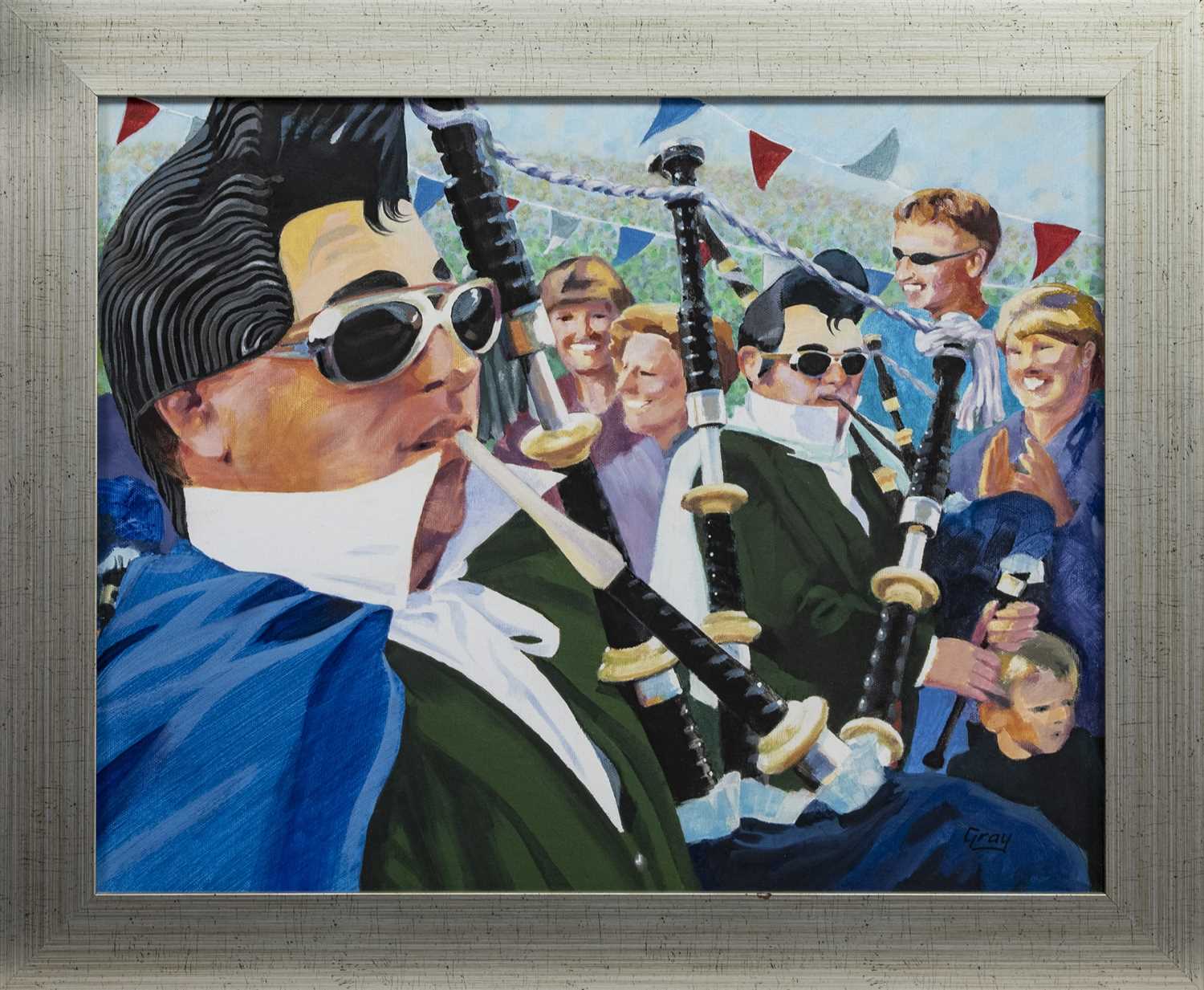 ALL SHOOK UP, AN OIL BY DAVID GRAY