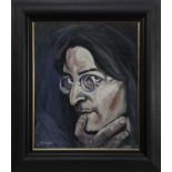 JOHN LENNON, AN OIL BY FRANK MCFADDEN