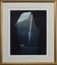 NATURAL ARCH, AN ETCHING BY TOM MACKENZIE