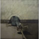 FALLING FIGURE (ULSTER), A MIXED MEDIA BY NEIL DALLAS BROWN