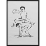 I MEAN NO DISRESPECT, A LITHOGRAPH BY DAVID SHRIGLEY