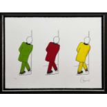THE THREE TEDS, AN ARTIST'S PROOF PRINT BY BILLY CONNOLLY