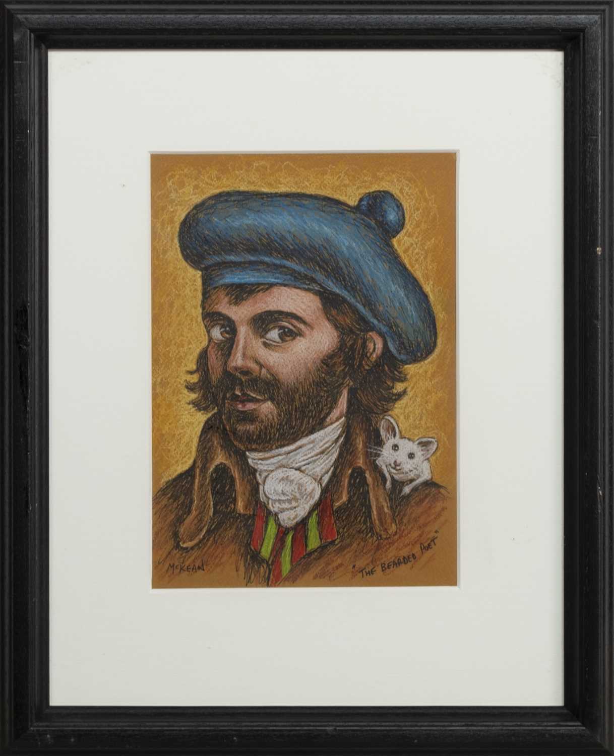 THE BEARDED POET, A PASTEL BY GRAHAM MCKEAN