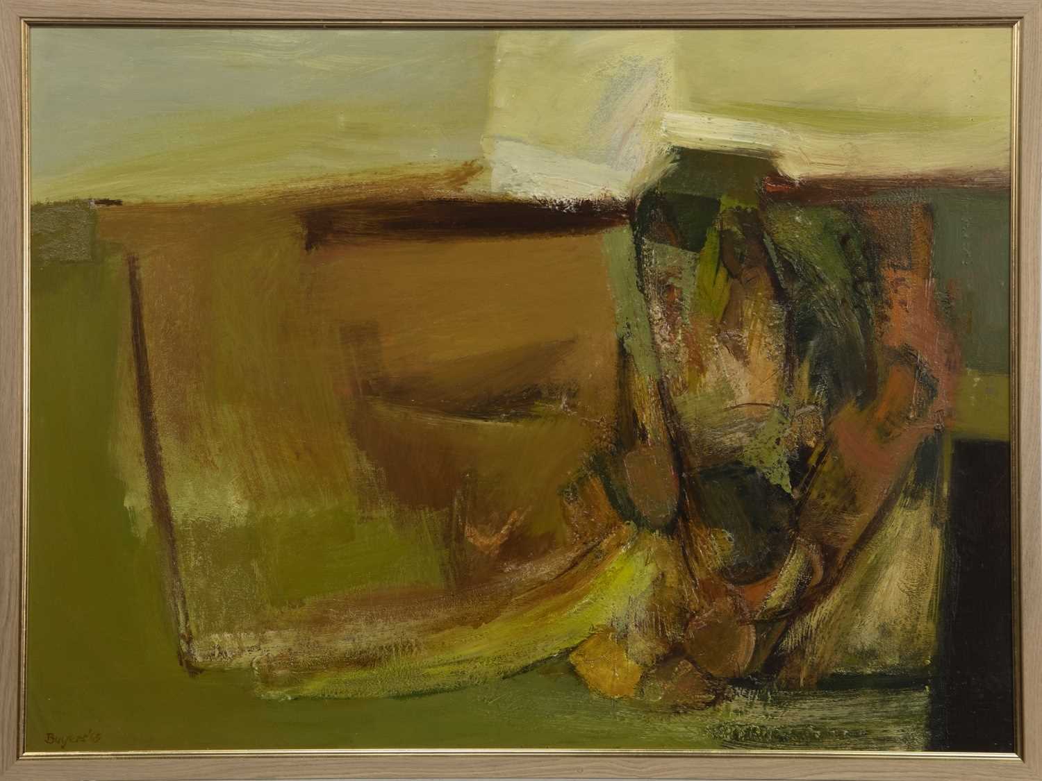 BOULDERS, AN OIL BY DONALD MORRISON BUYERS