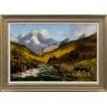 MOUNTAIN GLEN, AN OIL BY HOWARD SHINGLER