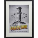 VISIT HISTORIC PALESTINE, A LITHOGRAPH BY BANKSY